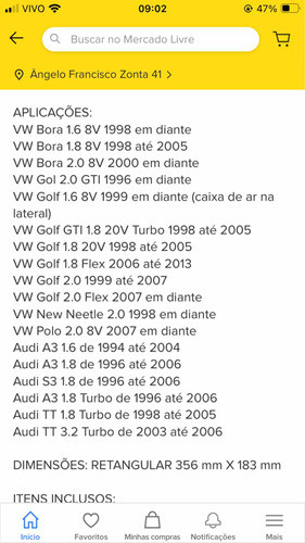 Filtro K&n Golf 2.0 1