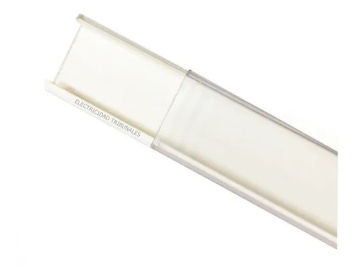 Cable Canal 20x10 Transparente C/ Adhesivo Ideal Tira Led 2m 1
