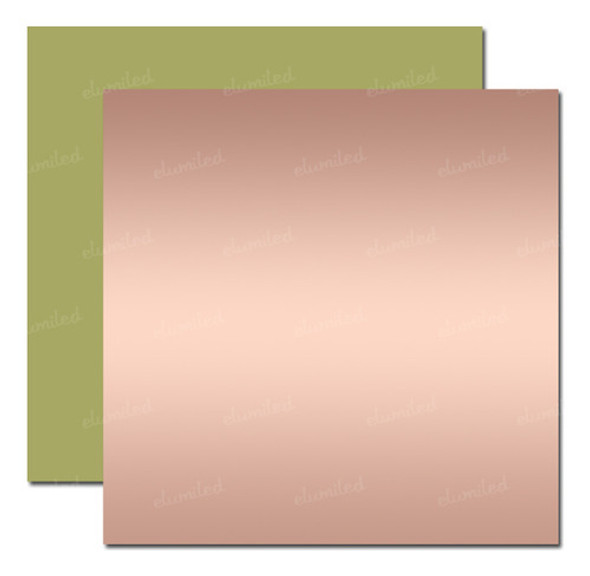 10 Placas Plaqueta Virgen Cobreadas Epoxi 5x5cm Fr4 0