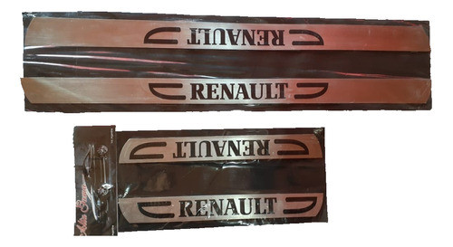 Juego Kit 4 Cubre Zócalos Protector Para Renault 0