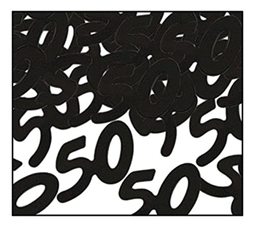 Fanci-fetti 50 Silhouettes, Accesorio Para Fiestas, Negro, 1 0