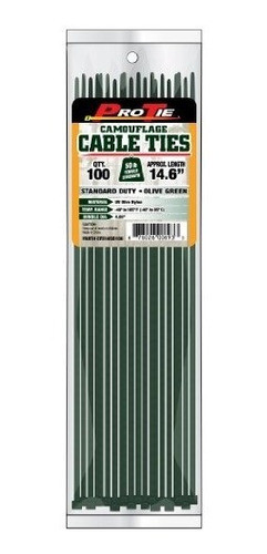 Pro Tie Cfo14sd100 14 Inch Olive Green Nylon Standard 0
