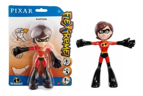 Muñeco Los Increibles  Elastigirl - Pixar Flextreme 17 Cm 0