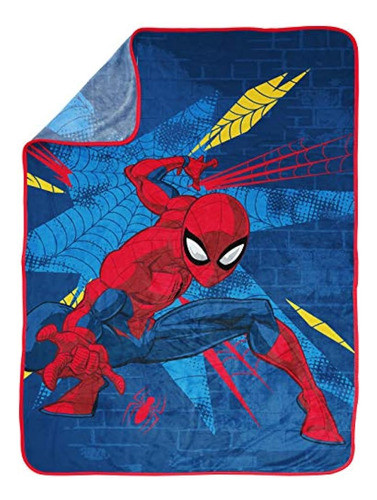 Jay Franco Marvel Spiderman Off The Wall Manta - Medidas 46 1