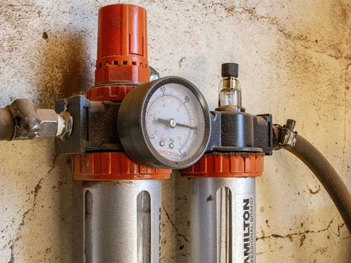 Filtro Regulador Y Trampa De Agua P Compresor Hamilton Ryl 1
