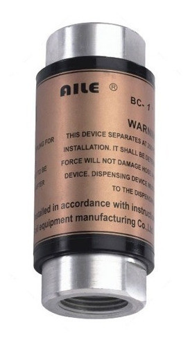 Breakaway Aile 3/4 Descartable Surtidor Válvula De Seguridad 0