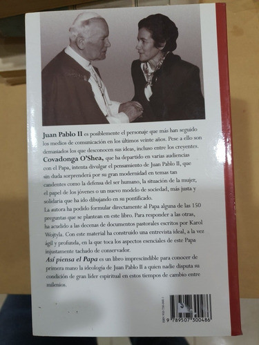Libro:asi Piensa Juan Pablo Ii- Covadonga O' Shea 1