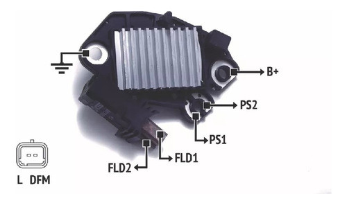 Regulador Voltaje Tipo Valeo Renault Clio 1.2 Logan Sandero 1