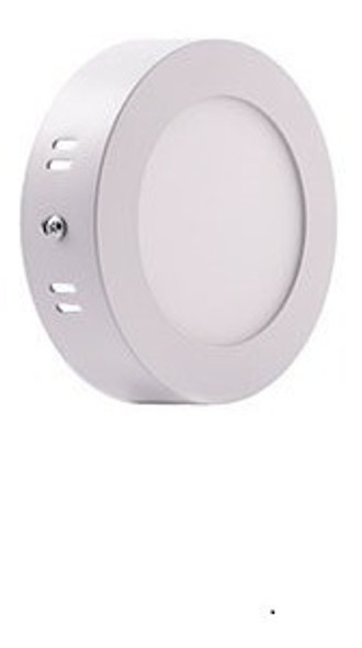 Plafón Led De Aplicar Redondo 12w Resiliente Blanco Neutro 0