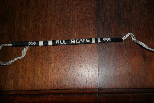 All Boys Albo Pulsera Tejido Retro Vintage Hilo Futbol 0