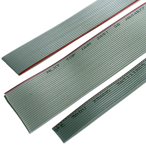 5 Metros - Cabo Flat 26 Vias 26x28awg Cinza Promoção 0