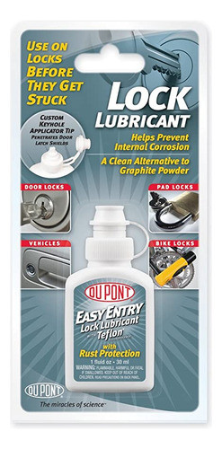 Dupont Teflon Easy Entry Lock Lubricante, 30 ml 0