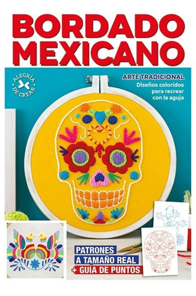 Revista Bordado Mexicano Moldes A Tamaño Real Guía De Puntos 0