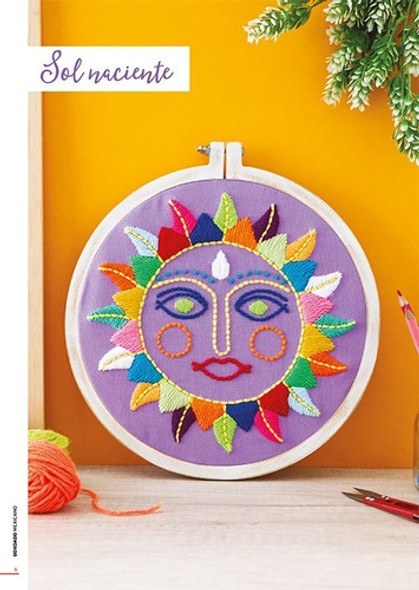 Revista Bordado Mexicano Moldes A Tamaño Real Guía De Puntos 1