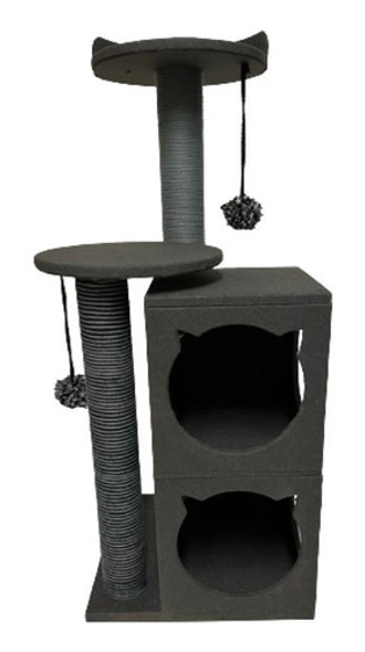 Rascadores Gimnasio Con 2 Casitas Para Gatos 1 Rascadores Gimnasio Con 2 Casitas Para Gatos 1