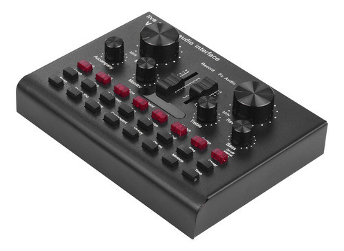 Placa De Som Multifuncional De Transmissão Ao Vivo Usb Audio 1