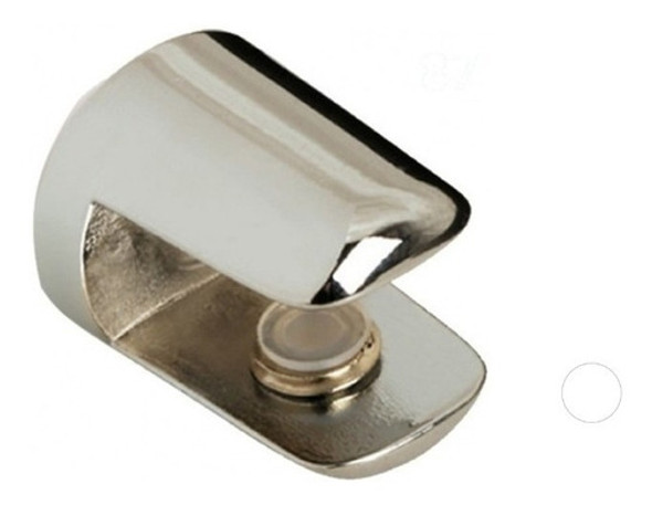 Soporte Estante De Vidrio De 8 A 10 Mm Cromo X 2 Unid 0