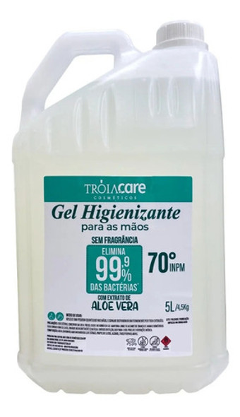 Álcool Gel 70º Antisséptico 2 Galões Não Gosmento - Original 1 Álcool Gel 70º Antisséptico 2 Galões Não Gosmento - Original 1