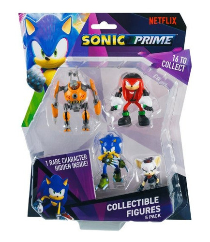 Sonic Pack X 5 Figuras Coleccionables 6cm Son2040 1