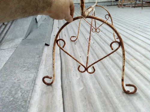 Pie Hierro Portamoisés - Decoración 41,5x99x92 Alto-no Envio 1