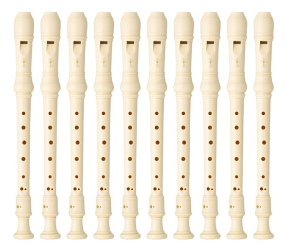 Flauta Doce Yamaha Yrs23g Germânica Kit C/ 10 Flautas 0 Flauta Doce Yamaha Yrs23g Germânica Kit C/ 10 Flautas 0