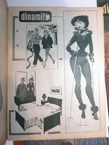 Antigua Revista Dinamita Lote De 8 Números 1955 Ro 856 0