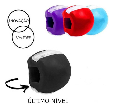 Modelador Facial Harmonização Exercitador Mandíbula 4pçs 1