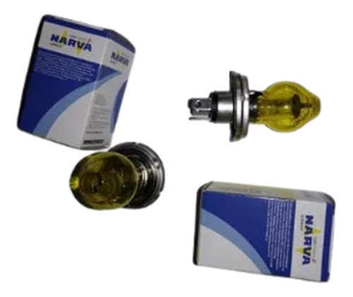 Lampara H4 Amarilla Citroen Renault Peugeot Vw Fusca 100/90 0