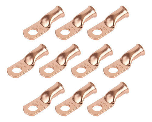 Riocan 10 Terminales De Anillo Awg-5/16 Pulgadas (m8) De Cal 0