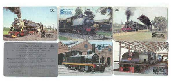 Cartão Telefônico - Telebrás Série Locomotivas - Bt3 0