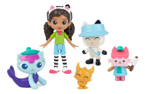 Casa De Muñecas Gabby Set Figuras P/ Acampar C/ Acc Sorpresa 0