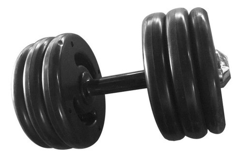 Dumbbell Injetado Pegada Emborrachada Academia Fitness 22kg 0