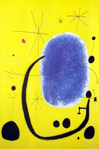 Joan Miró - El Oro Del Azur - Lámina 45x30 Cm. 0