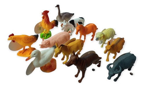 Animales De La Granja Plastico Macizo 0