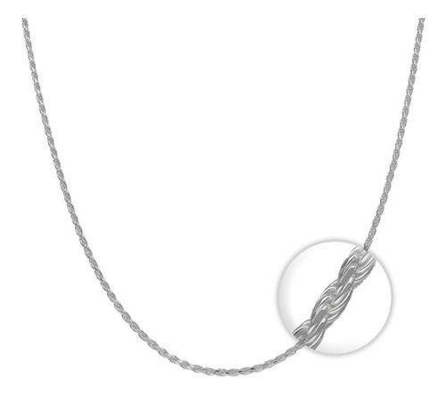 Cadena Tourbillón En Plata 925 De 40 Cm De Largo . Inspira 0