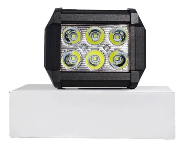 Faro Barra 6 Leds Luz Auxiliar Accesorio Tractor 0