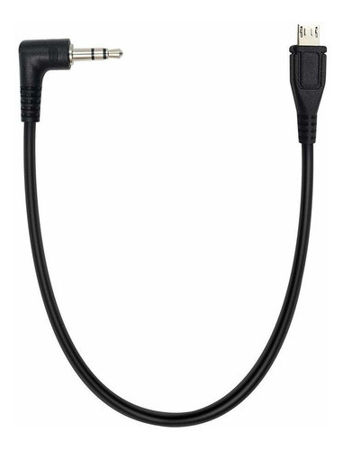 Cable De Audio De 3,5 Mm A Micro Usb Macho | Negro 0