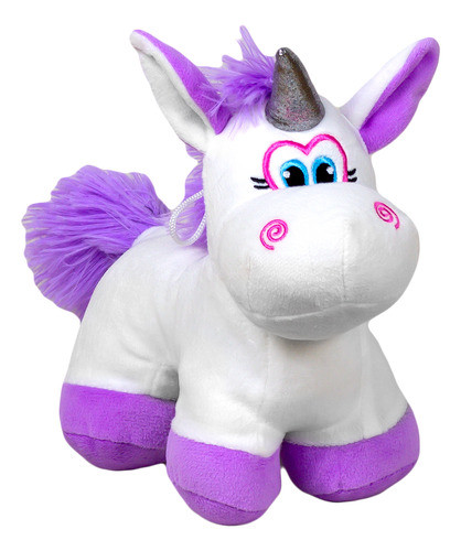 Peluche Phi Phi Toys Unicornio Blanco Parado 19 Cm Ub 0