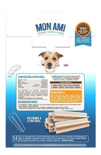 Snack Dental Clean Sabor Milk 400gr. Mon Ami 1