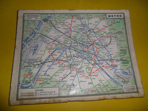 Guia Ilustrada Paris Restaurantes Salones De Te Metro Mapa 1