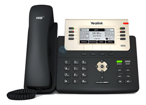 Telefono Ip Yealink T27g Poe - 6 Cuentas Sip - Hasta 6 Conso 0