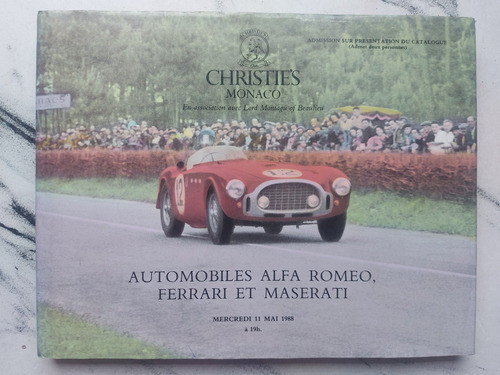 Automobiles Alfa Romeo, Ferrari Et Maserati. Ian 048 0