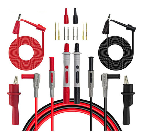 Set Puntas Para Tester Multimetro 18 En 1 Premium 4mm Hobb 1