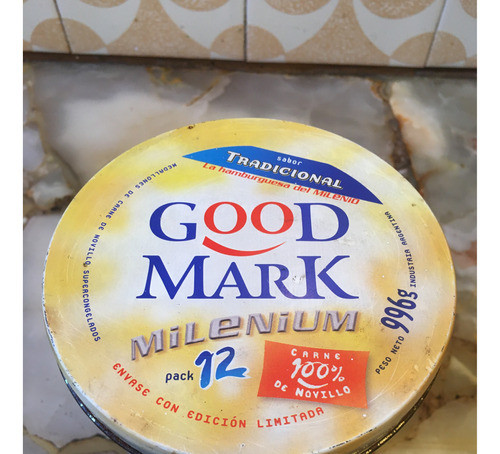 Lata Hamburguesas Good Mark  Exc Est  Año 1999 1