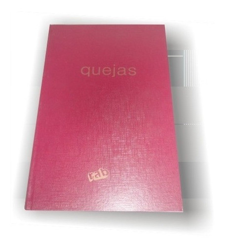 Libro De Quejas Rab Tapa Dura 2 Manos ( 2224/q ) 0