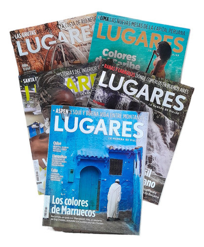 Revista Lugares Combo X5 Ejemplares 0