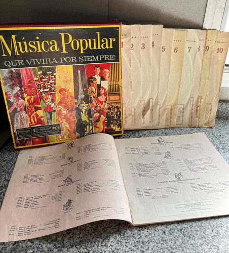 Colección Completa 10lps Musica Popular Q Vivirá Por Siempre 0