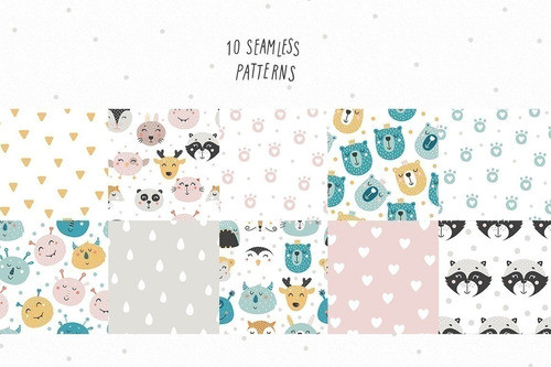 Cliparts Png Papeles Digitales Animales Nórdicos Sonrisas 1