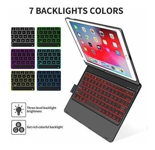 Funda Con Teclado Iluminado Para iPad 6th Gen iPad Pro 9.7 1