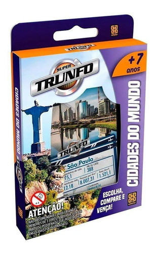 Super Trunfo Países - 32 Cidades Do Mundo - Grow 0